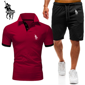 2 Piece Polo Shirts Suits