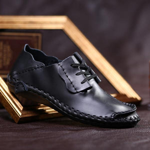 Invomall Genuine Leather Men's Comfortable Loafers