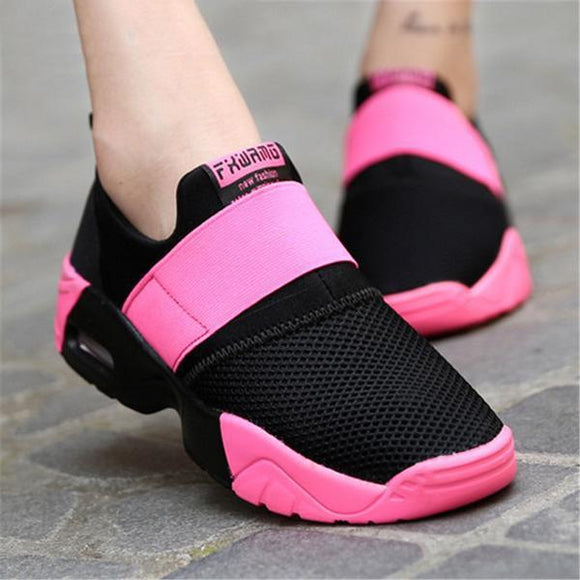 Invomall Breathable Outdoor Walking Jogging Women's Sneakers