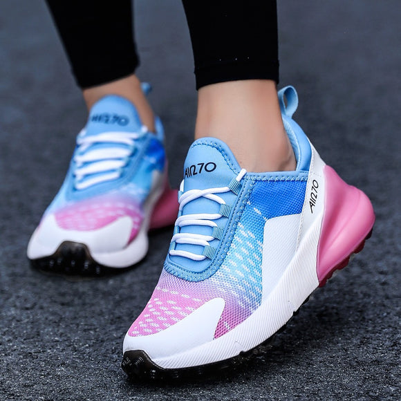 Ladies Fashion Mixed Colors Sneakers