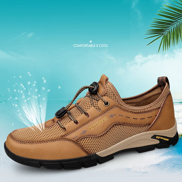 Genuine Leather Outdoor Breathable Shoes