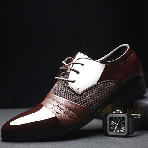 Invomall Luxury Brand Classic Oxford Men's Flats Shoes