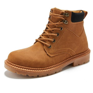 Invomall Men‘s Waterproof Ankle Boots