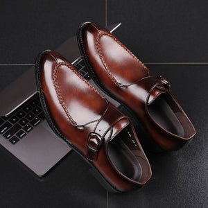 Invomall Men's Party Leather Dress Shoes