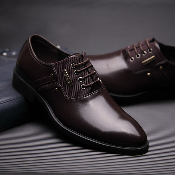 Invomall Men's Oxfords Business Dress Shoes