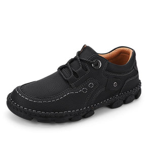 Invomall Men's Soft Casual Leather Shoes Moccasins