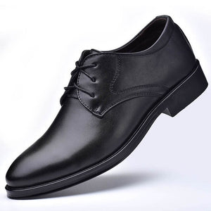 Invomall Men's Leather Business Dress Shoes