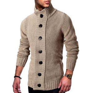Single Breasted Knitted Sweater Cardigan