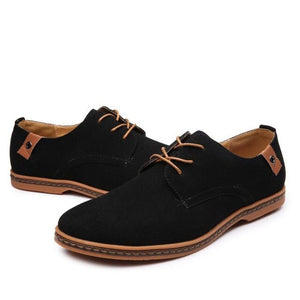 Invomall Men's Casual Leather Shoes