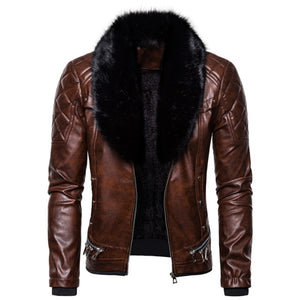 Motorcycle Wool Leather Jacket