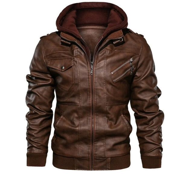 New Men's Motorcycle Leather Jackets