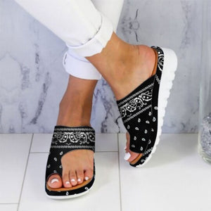 Invomall Women's Soft Clip Toe Sandals Slippers