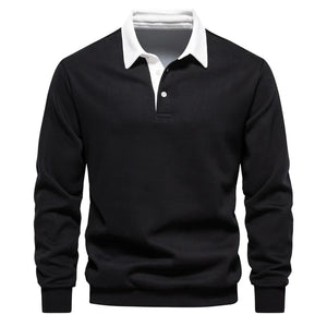 Fashion Design Polo Neck Sweatshirts