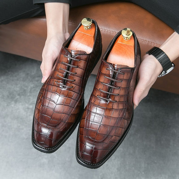 High Quality Genuine Leather Men Brogues Shoes