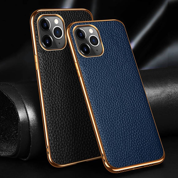 Invomall Genuine Leather Full Protection Case For Iphone