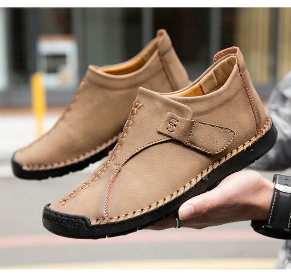 Invomall Men's Fashion Leather Boots