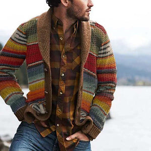 Invomall Men's Western Style Sweatshirt Outwear
