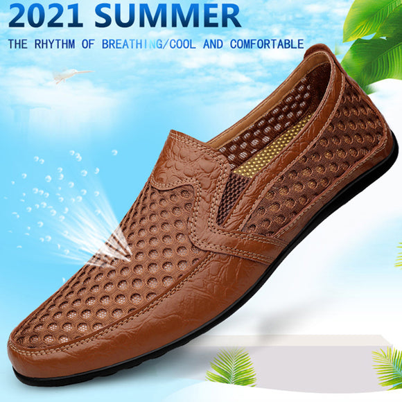 Invomall Vintage Style Men's Summer Shoes