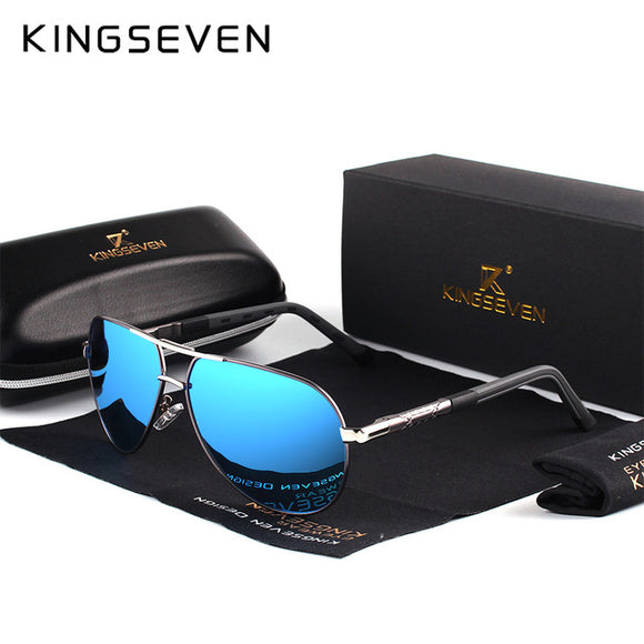 Invomall Men's Brand Design Pilot Polarized Sunglasses