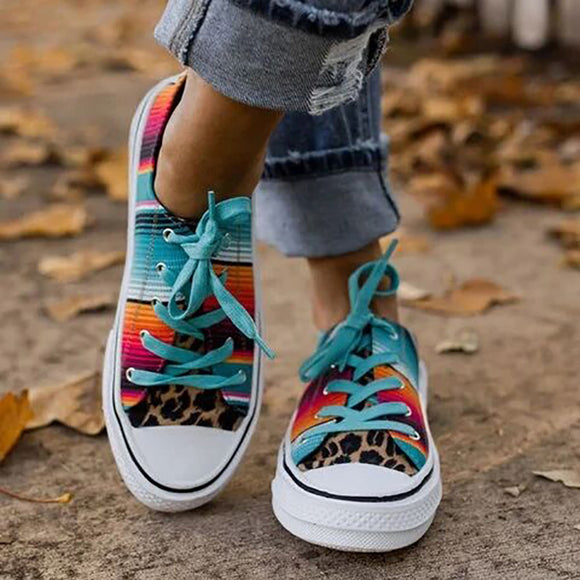 Ladies Leopard Print Multicolor Shoes