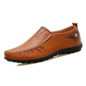 Invomall New Arrival Split Leather Men Casual Shoes