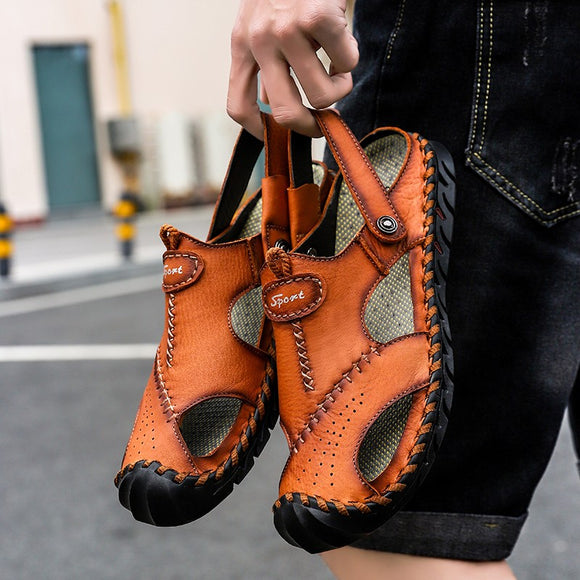 Summer Classic Men Leather Sandals