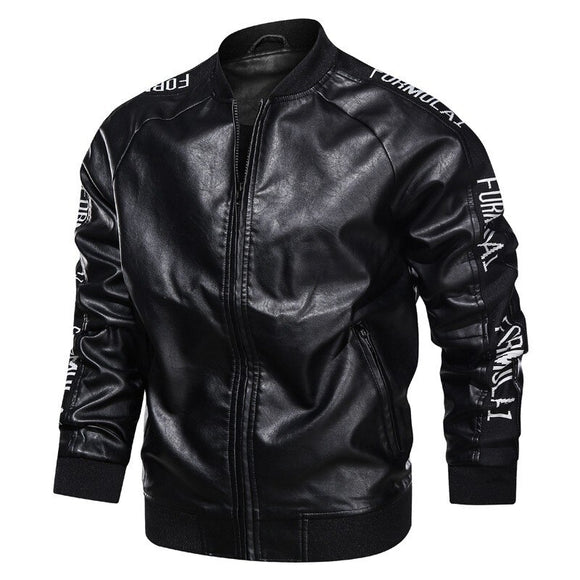 Invomall Men's Slim Fit Motorcycle Jackets