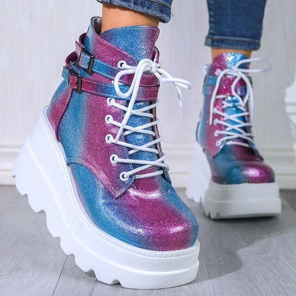 Fashion Trendy Platform High Heels Boots