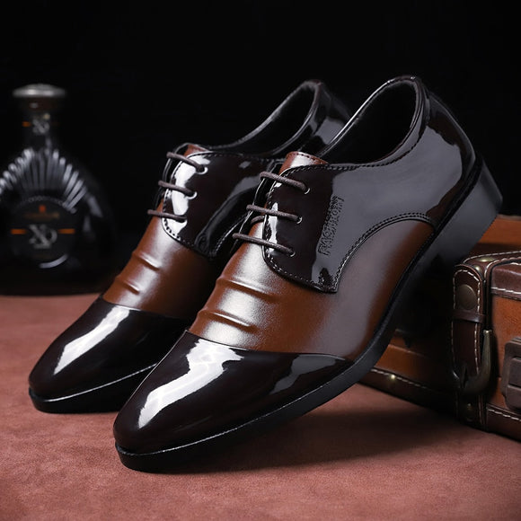 British Pointed Toe Men Dress Shoes