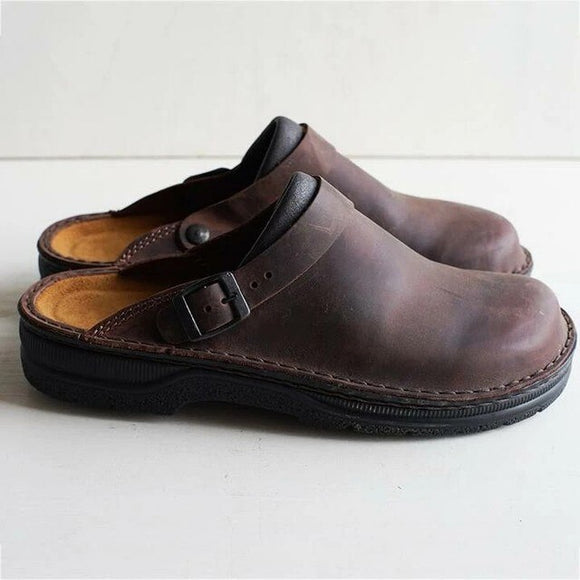 British Style Leather Beach Shoes