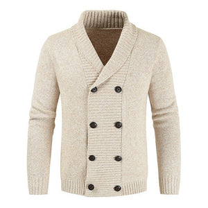 Invomall Men's Woolen Sweater Cardigan