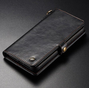 Invomall Luxury Flip Genuine Leather Case for iPhone