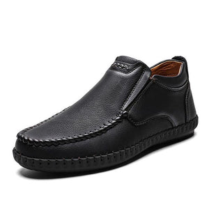 Invomall Men's Leather Fashion Casual Shoes
