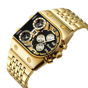 Luxury Gold Quartz Watch