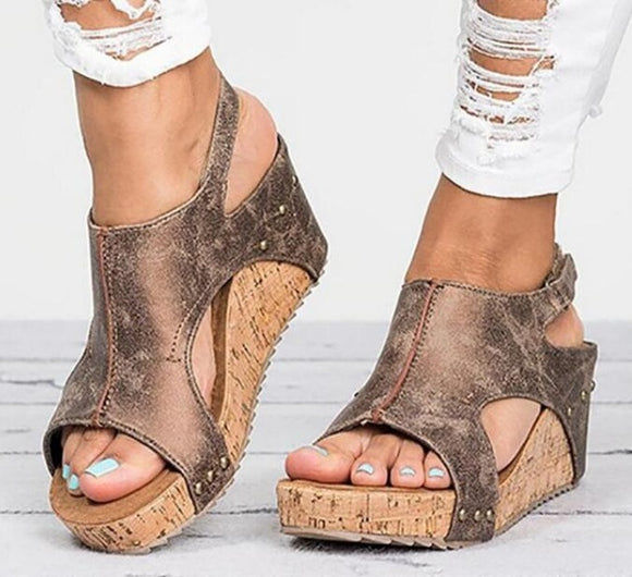Invomall Women's Summer Wedge Sandals
