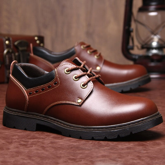 Luxury Men's Leather Formal Dress Shoes
