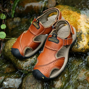 Genuine Leather Summer Casual Sandals