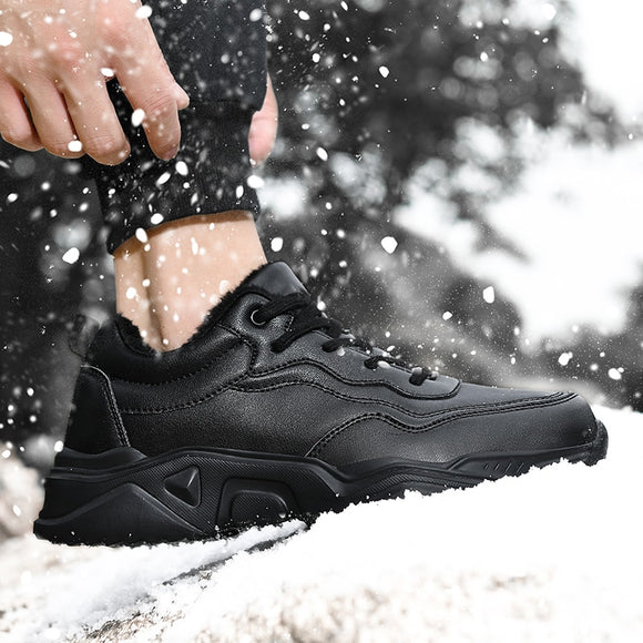 Warm Plush Winter Men Snow Sneakers