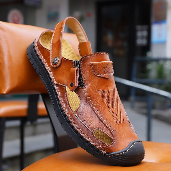 Outdoor Beach Leather Sandals