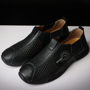 Fashion Slip-on Leather Casual Shoes Loafers
