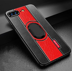 Phone Case - Luxury Magnetic Suction Bracket Finger Ring Case For iPhone 7/8/Plus/X/XR/XSMax
