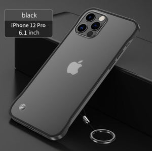 Invomall Frameless Matte Transparent Case For iPhone