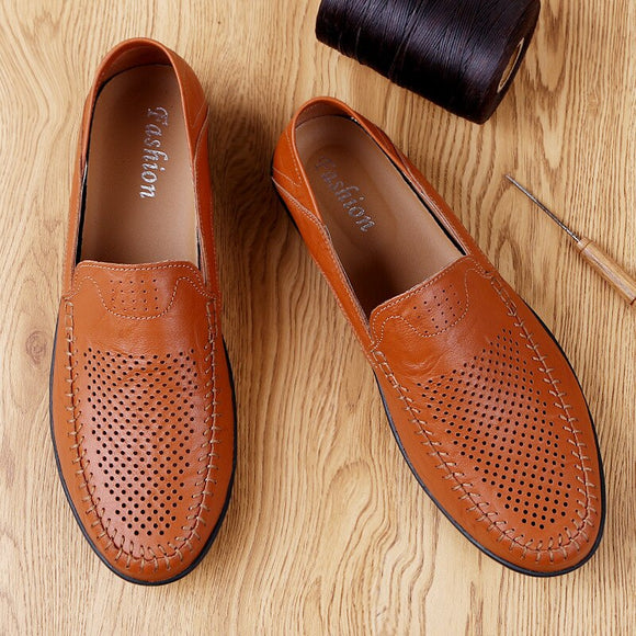Invomall Genuine Leather Casual Shoes
