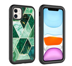 Invomall Geometric Marble Anti-slip Phone Case For iPhone
