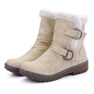 Invomall Ladies Waterproof Winter Snow Boots