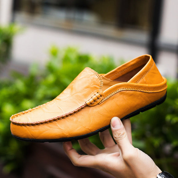 Luxury Genuine Leather Moccasins Men Loafers