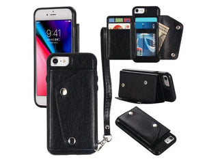 Phone Cases - Wallet Flip PU Leather Case For Iphone