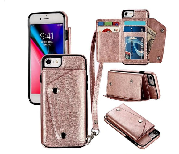Phone Cases - Wallet Flip PU Leather Case For Iphone