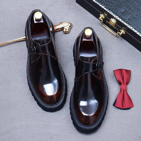 Handmade Genuine Leather Wedding Oxfords Shoes