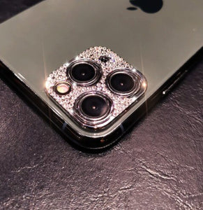 Invomall Luxurious 3D Glitter Diamond Bling Rhinestone Camera Lens Protector For iPhone